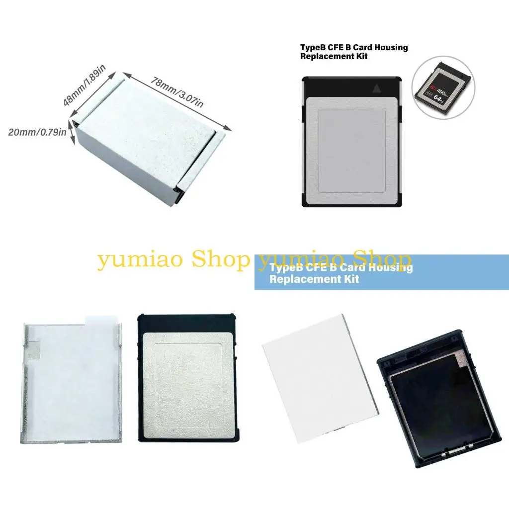 587b Protector profesional almacenamiento caja del soporte del soporte tarjeta CFE Tipo B para fotografía