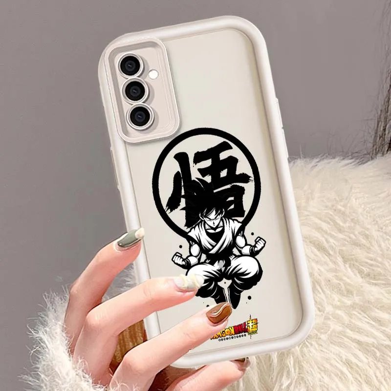 D-Dragon Ball Anime Son Goku arte para Samsung A71 A56 A55 A54 A53 A51 A35 A32 A31 A16 A15 A06 funda de teléfono con escalera ocular - imagen 4