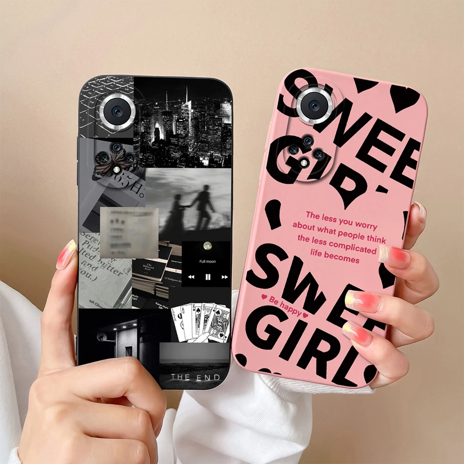 Para Huawei Nova 9 Pro SE funda trasera de silicona líquida suave de dibujos animados para Huawei Nova9 SE 4G 5G carcasa de teléfono Fundas a prueba de golpes - imagen 5