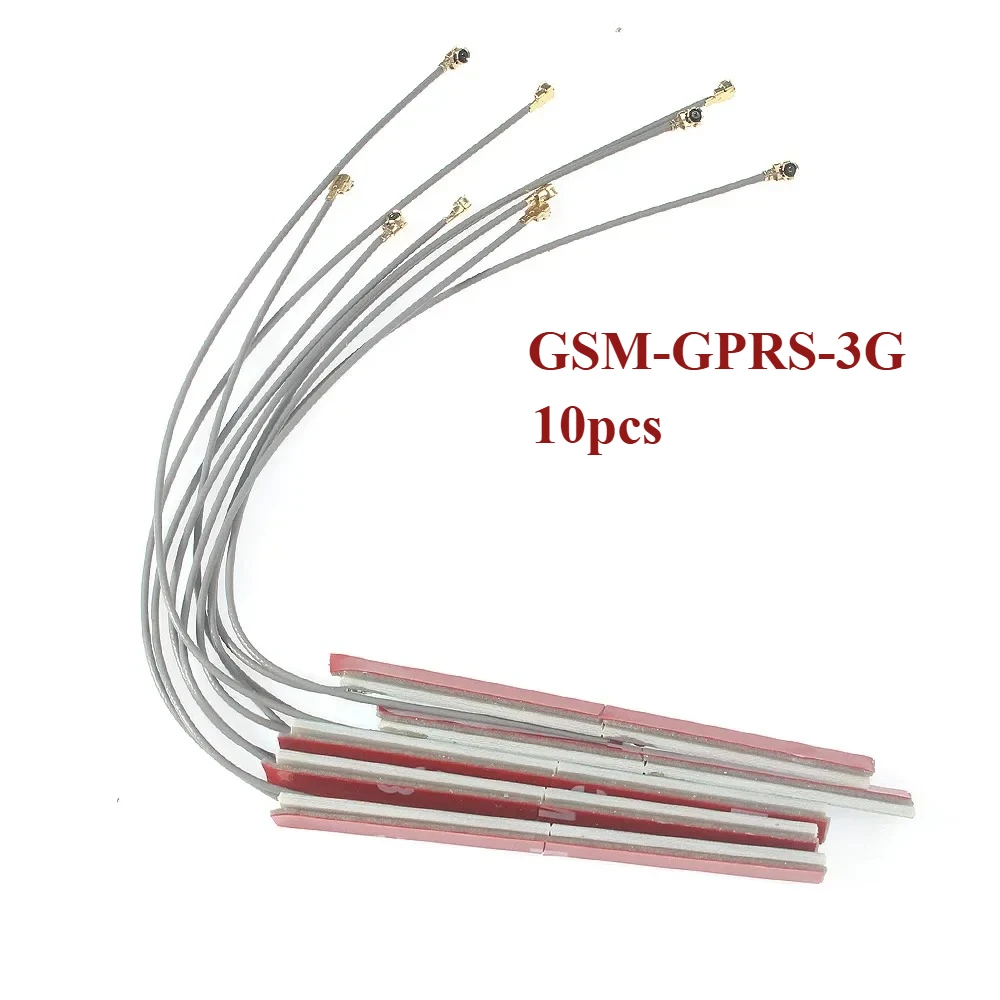 10 Uds GSM GPRS 3G placa de circuito integrada antena 1,13 (3DBI) PCB línea de antena pequeña larga 15cm para Sim800 Sim9