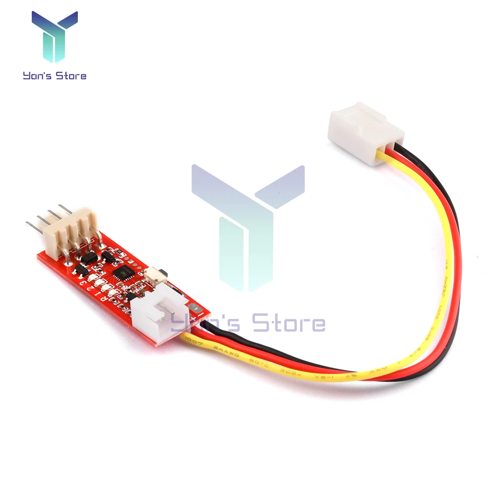 DC 12V 4 cables PWM PC ventilador temperatura Semiconductor controlador de velocidad apagado automático módulo regulador de velocidad con sonda de Sensor - imagen 4