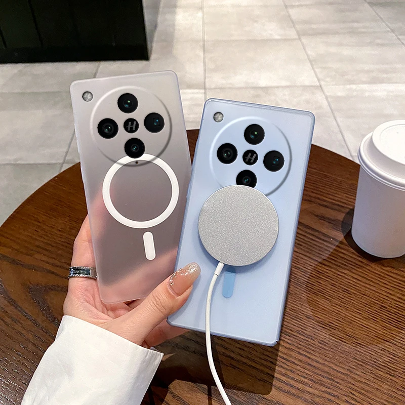 Para OPPO Find X8 Pro funda dura de PC carga inalámbrica magnética funda protectora trasera delgada para Find X8 X6 Pro X7 Ultra carcasa de teléfono - imagen 4