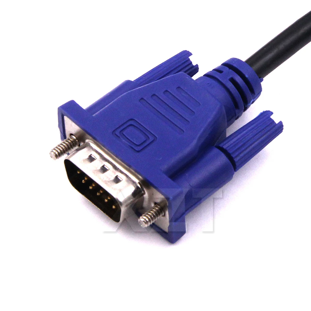 Cable VGA a VGA de 1,3 M, conector convertidor de extensión macho a macho de 15 pines para Monitor de ordenador, proyector, PC, adaptador de TV - imagen 3