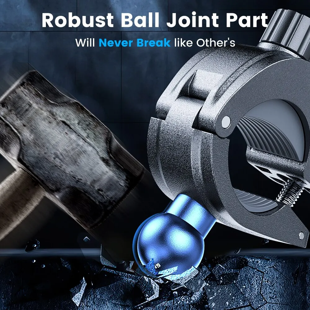 Joyroom-Soporte de teléfono para bicicleta, accesorio Universal de 360 a 7 pulgadas, a prueba de golpes, GPS Cli - imagen 4