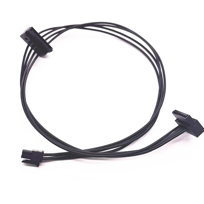 Mainbord Mini Cable de alimentación SDD de 4 pines a SATA, adaptador de Cable de enchufe único SATA doble, Cable extensible, línea de conexión de ordenador y PC