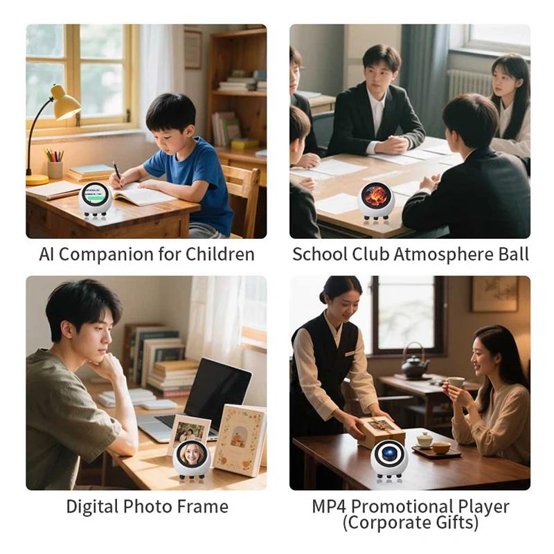 XiaoZhi AI Chat de voz Robot mejorado DeepSeek ESP32-S3 N16R8 Placa de desarrollo WiFi BT BLE5 1,28 "pantalla LCD ESP asistente de hogar - imagen 5