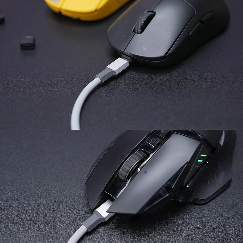 Para G PRO X SUPERLIGHT/GPW/G903/G502 adaptador universal de ratón inalámbrico/G703 Android micro a tipo c piezas de repuesto de cabezal - imagen 5