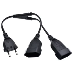 Cable Divisor CEE7/16 Macho a Hembras – Extensión Eléctrica