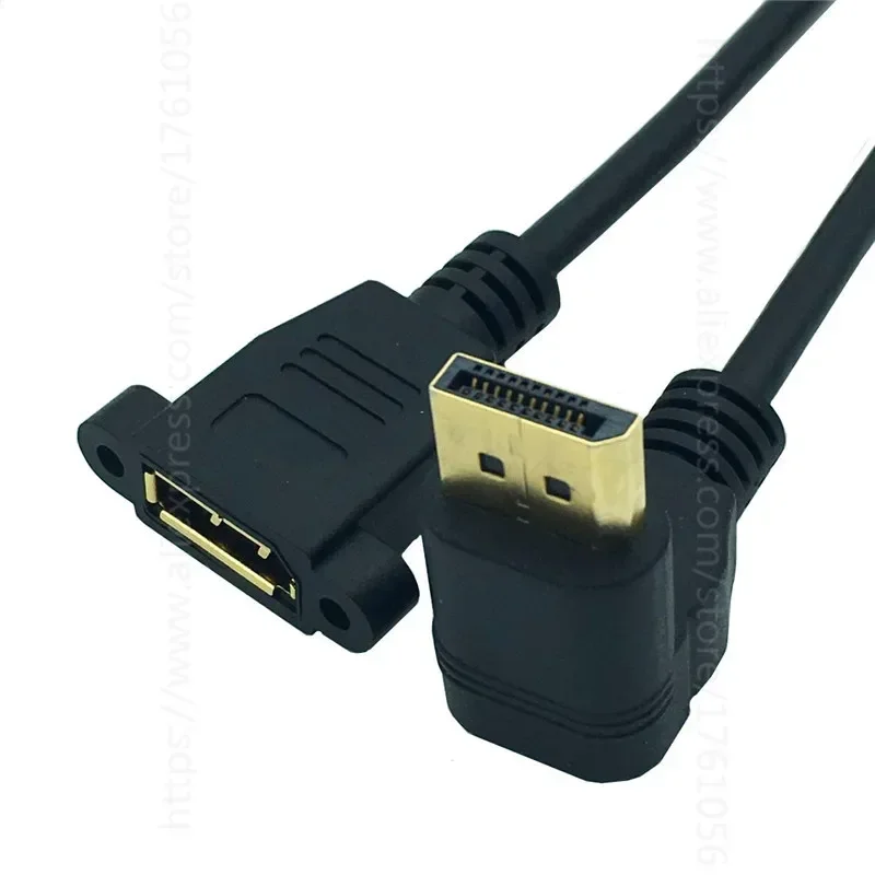 Cable de montaje en panel de extensión DisplayPort de 30 cm y 20 pines - DP a DisplayPort - Macho a hembra para cable de extensión de audio y vídeo - imagen 3