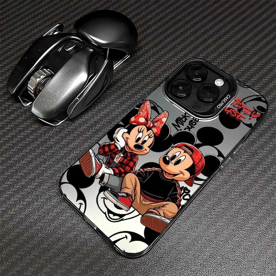 Funda de teléfono genial de Mickey Minnie Mouse de Disney para iPhone 12 Pro 16 15 Plus XR 13 XS Max 14 Pro X 11 Pro Max 11 Pro TPU cubierta suave - imagen 3