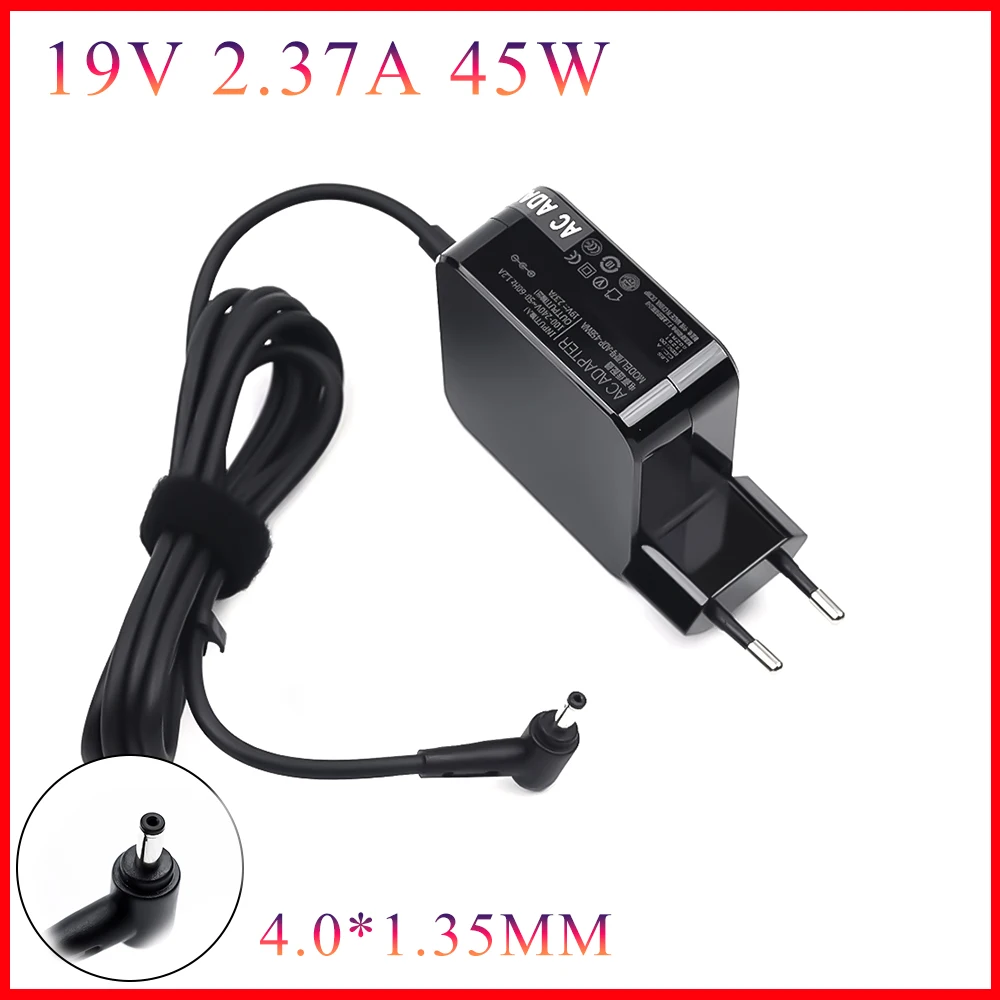 19V 2.37A 45W 4,0*1,35mm adaptador de cargador de ordenador portátil ADP-45BW para Asus Zenbook UX305 UX21A UX32A X201E X202E U3000 UX52 fuente de alimentación