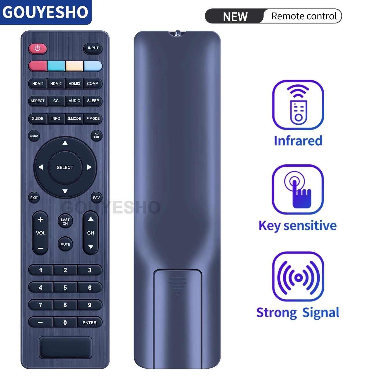 Mando a distancia 504Q4836101 para Hitachi 4K ULTRA LED HDTV 32C11 40C301 40C311, novedad - imagen 3