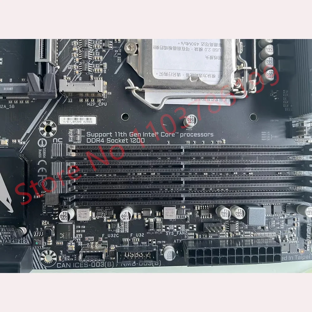 Placas Base LGA 1200 DDR4 128GB M-ATX B560 Placa Base M.2 SATA III USB3.0 B560M AORUS ELITE - imagen 4