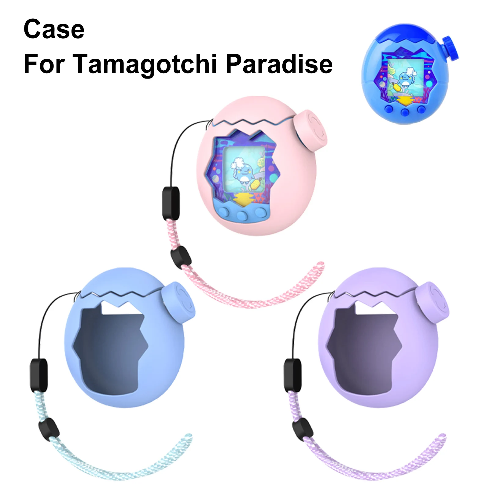 Funda protectora de silicona para Tamagotchi Paradise, funda protectora para máquina de juegos, funda protectora resistente, accesorios para juegos