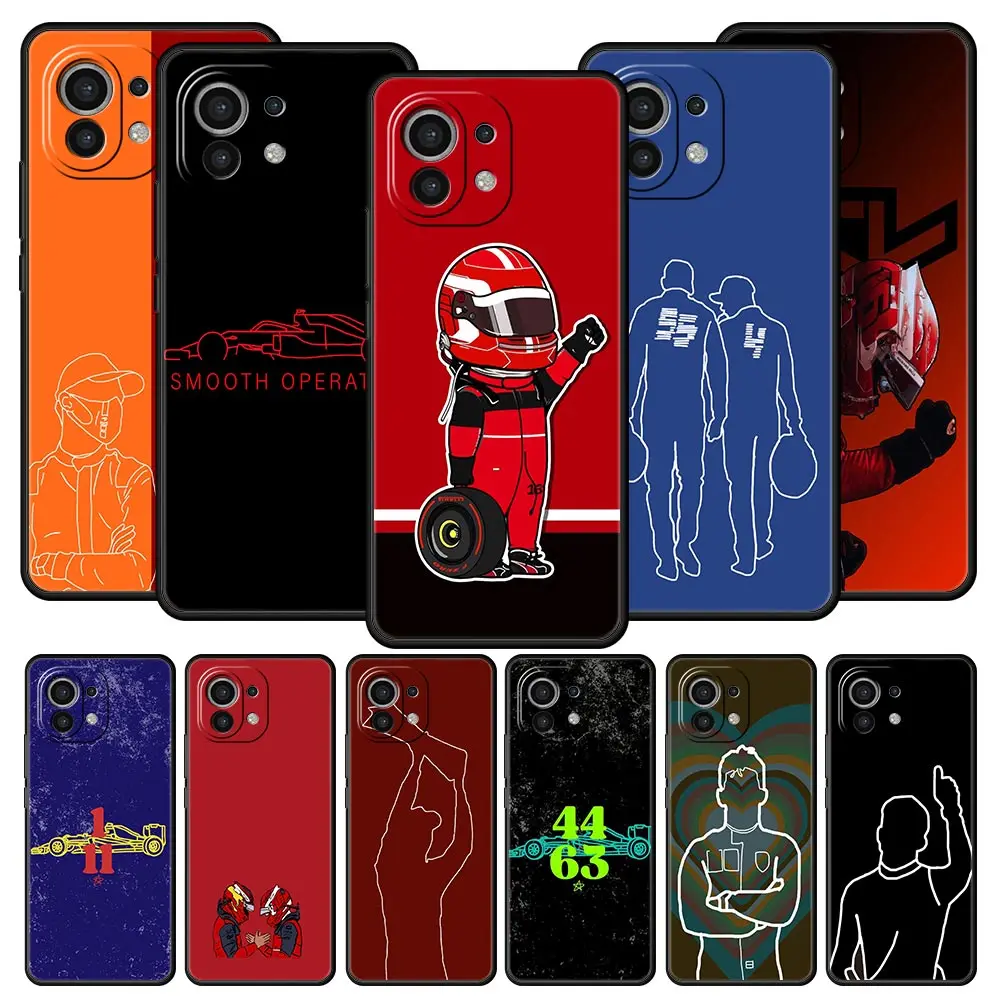 F1 Number 33 Phone Case For Xiaomi 14 13T 12T Pro 12 13 11 Ultra Mi Note 10 Lite 10T 5G 11X Pro 11T 11i 9T Soft Silicone Cover