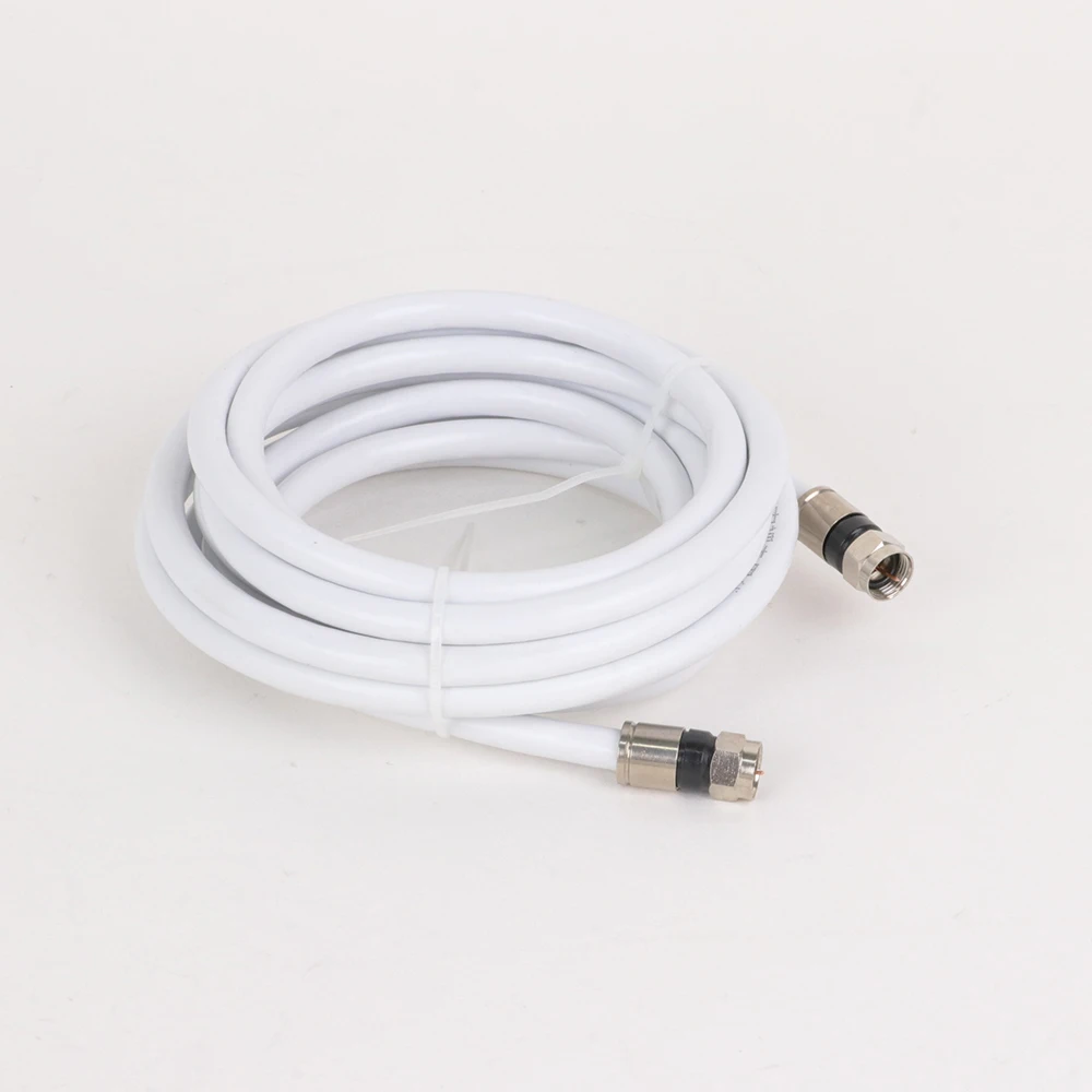Cable Coaxial RG6 de 0,2 M-30M, Cable Coaxial de 75 ohm con conector F, Audio, vídeo, TV, Cable Digital, antena de Internet y satélite - imagen 5