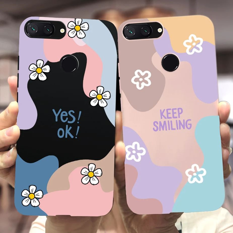 Funda de silicona blanda para teléfono Xiaomi Mi 8 Lite, carcasa bonita pintada con caramelo, Mi8Lite - imagen 5