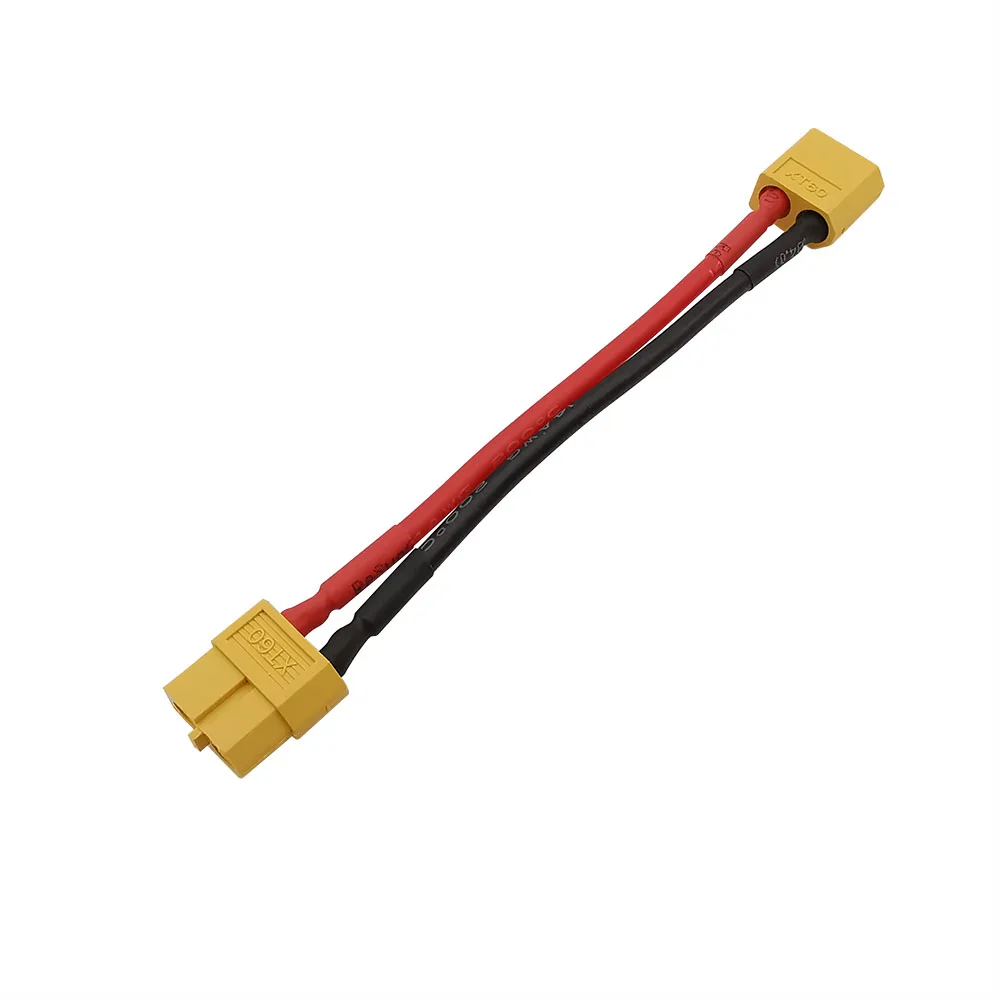 Cable de extensión de conector macho a hembra XT60/T, 1 piezas, 14AWG, Cable de silicona para batería Lipo RC - imagen 4