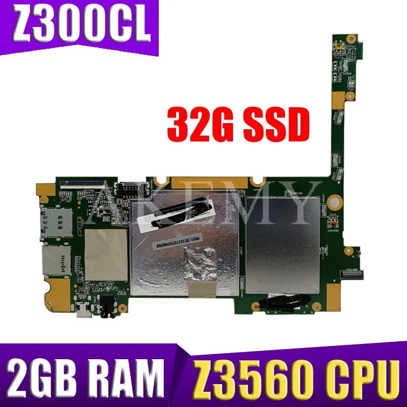 Placa base original para tableta ASUS, tarjeta madre de 32G SSD, 2GB RAM, Z3560, 90NP01T0-R00010, 60NP01T0-MB5100 - imagen 2
