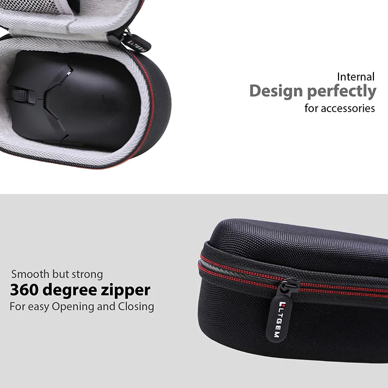 XANAD-funda rígida de EVA para Viper V2 Pro, bolsa de almacenamiento protectora para ratón - imagen 5