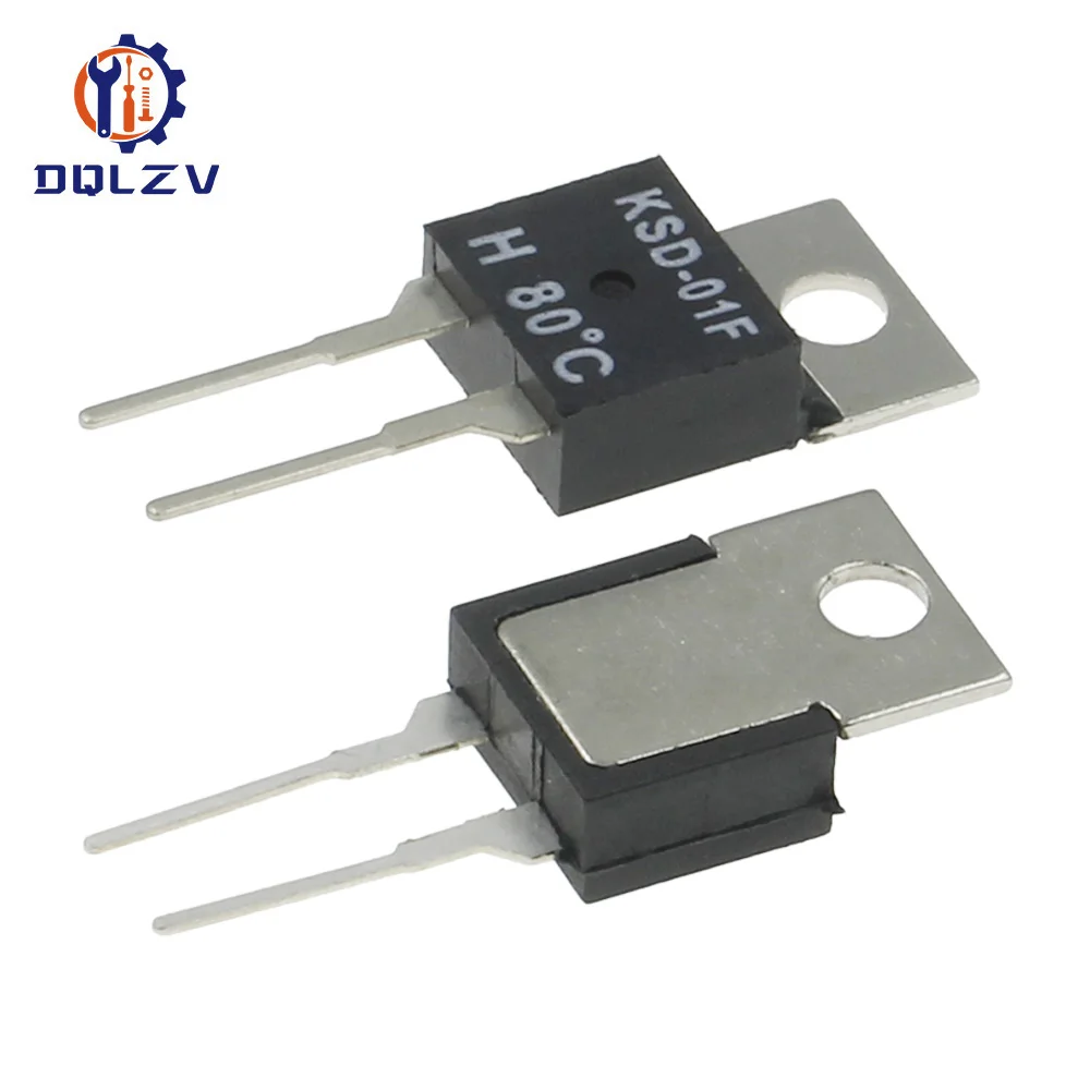 KSD-01F 40 ~ 150 grados Celsius normalmente abierto cierre interruptor de temperatura termostato Protector térmico TO-220 - imagen 4