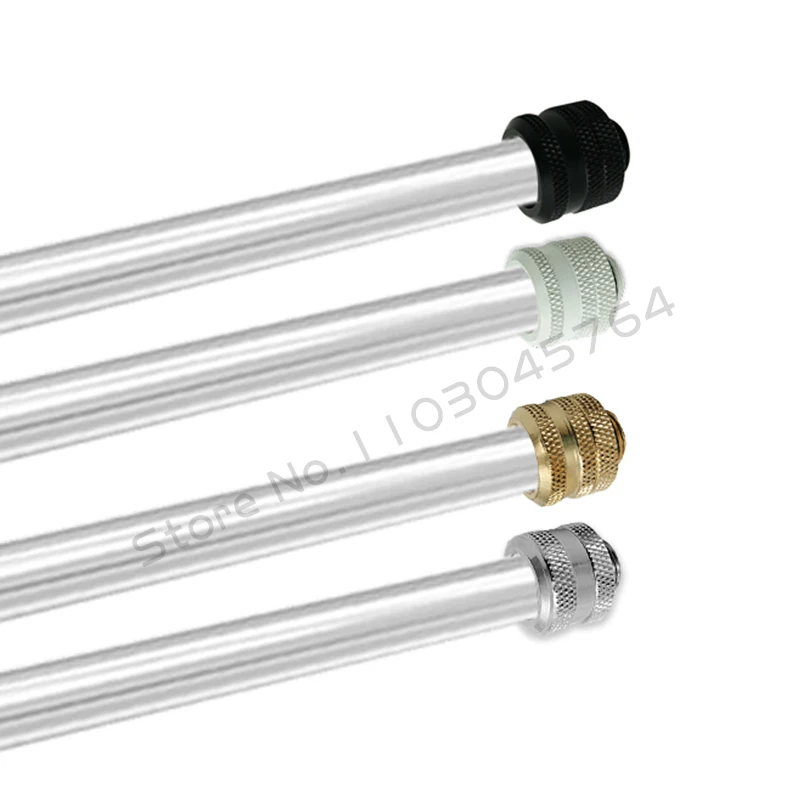 Kit de montaje de tubo duro para conector de compresión dura PETG acrílico OD14mm para refrigeración por agua de computadora, paquete de 4 o 8 Uds. - imagen 4