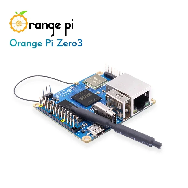 OrangePi Zero 3 1GB 2GB 4GB RAM DDR4 Allwinner H618 WiFi Bluetooth Mini PC Zero3 Placa de desarrollo SBC ordenador de placa única - imagen 2