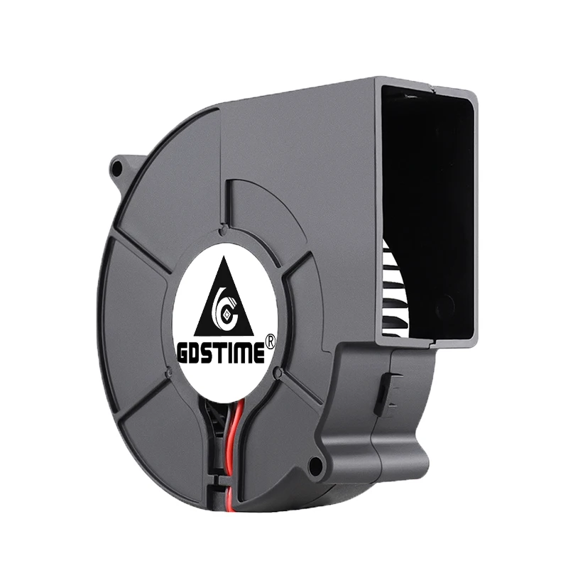 Gdstime-ventilador centrífugo de flujo para barbacoa, Enfriador de rodamiento de bolas, DC 9733, 5V, 12V, 24V, 97mm, 97x94x33mm - imagen 2