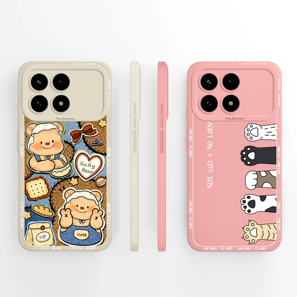 Para Redmi K90 Pro Max Funda de teléfono mariposa Rosa suave silicona líquida anticaída Funda para Redmi K 90ProMax Funda ligera Capa - imagen 5