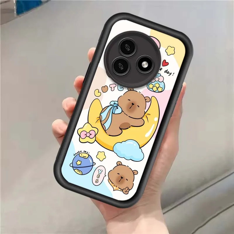 Funda con patrón de dibujos animados de capibara para Infinix Tecno Camon 12 19 20 30 F2 Pop 2 F 5 6 7 8 9 10 Pro Neo Eye escalera funda de teléfono - imagen 2