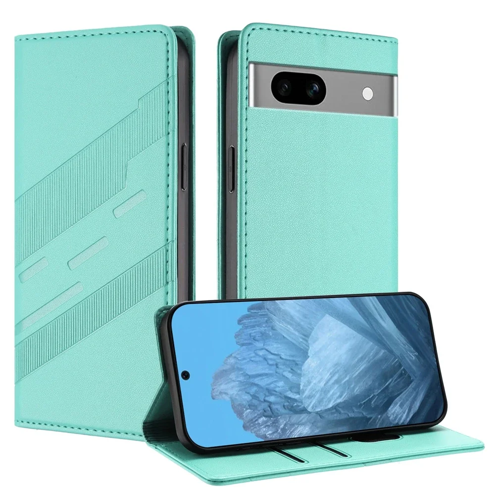 Funda de teléfono tipo billetera de cuero con tapa Retro de lujo para Google Pixel 10 9 Pro XL 8 8A 9A 7Pro, funda protectora con bolsillo magnético con ranura para tarjetas - imagen 4