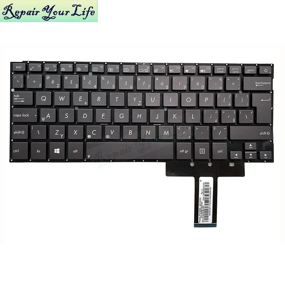 Teclado español checo para For Asus Zenbook UX31 UX32 UX31E UX31A UX32LA UX32LN UX32E UX32VD Notebook Teclado piezas 0KNB0-3628SP00 - imagen 4