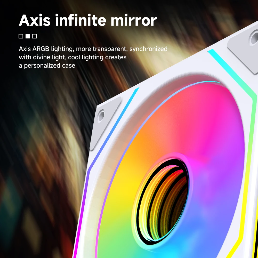 Jungle Leopard Prism 4 Ultra Case Fan 12CM refrigeración escritorio silencioso ARGB luz divina síncrona espejo ilimitado - imagen 4