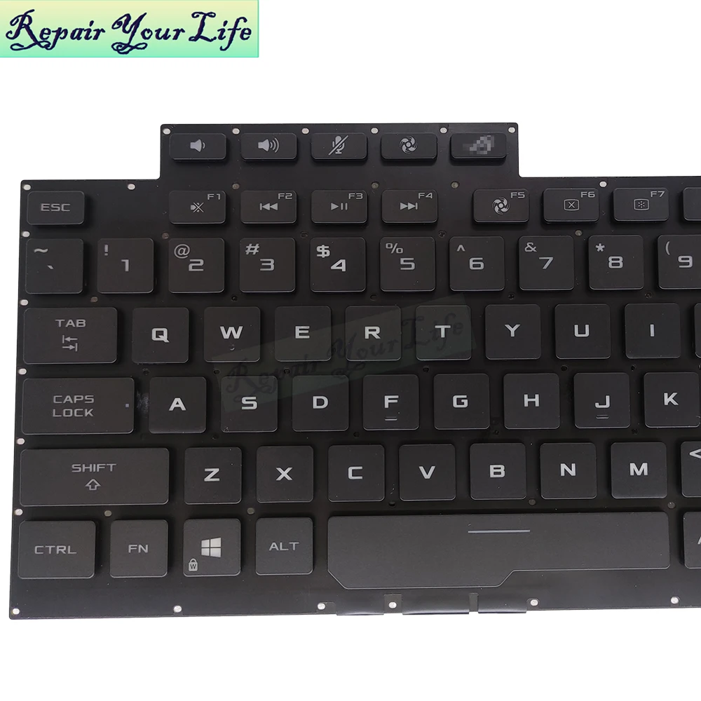 Teclado retroiluminado RGB de EE. UU. Para ASUS ROG Strix G531, G532, G531GW, G531GV, G531GT, G532LWS, G532LV, G532LW, V184262AS1, 0KN1-8T1US11 - imagen 5