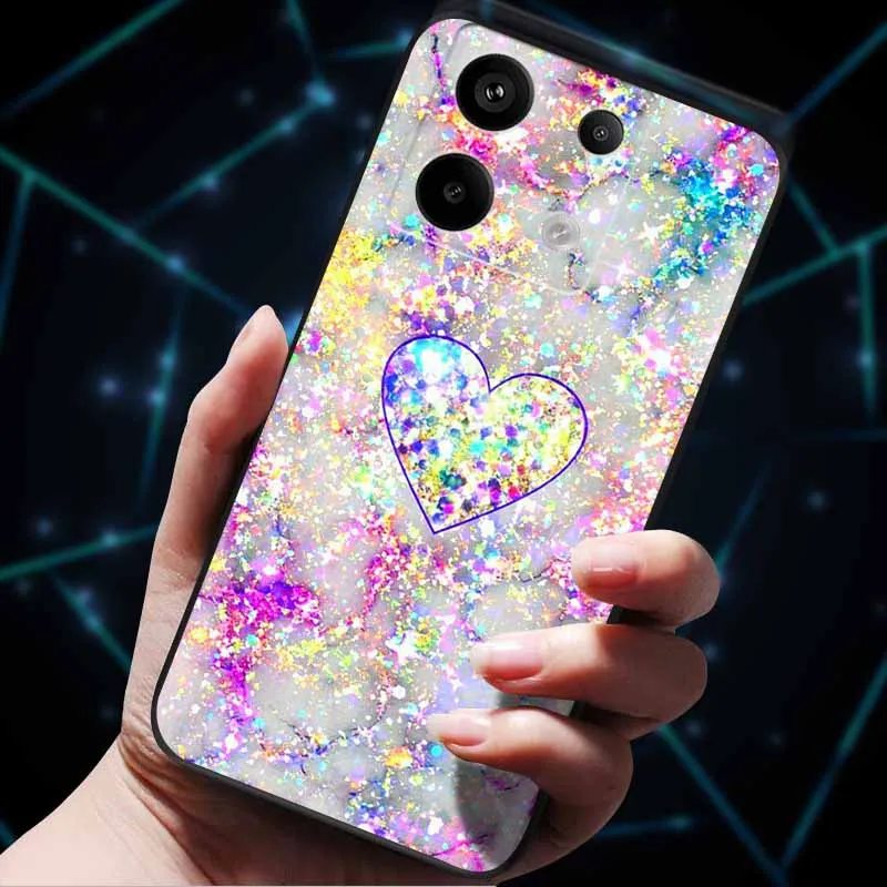 Para Redmi Note 13 Pro 5G Funda encantadora suave gatos pintados TPU Funda de silicona para Xiaomi Redmi Note 13 5G Funda Etui Note13 Pro Plus - imagen 3