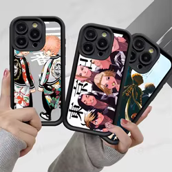 Cool T-Tokyo Revengers Anime funda de teléfono de silicona para iPhone 17 Air 17 16 15 14 13 Plus Pro Max cubierta suave a prueba de golpes