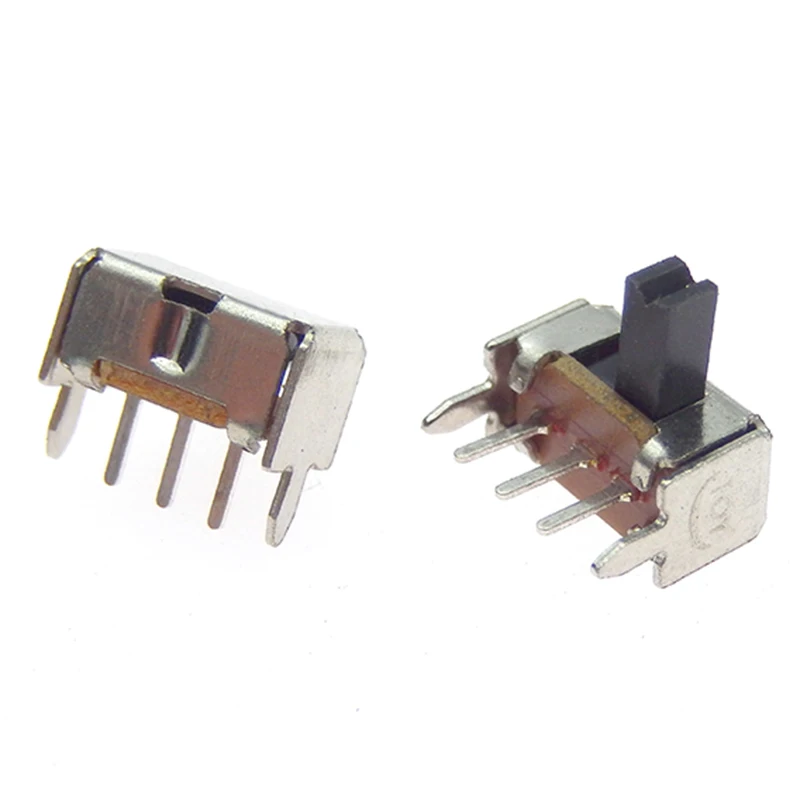 10 Uds SK12D07G3/4/5/6/7MM Mini interruptor deslizante Vertical 1P2T interruptor de palanca de 3 pines SMD PCB DPDT interruptor Vertical de alta calidad - imagen 3