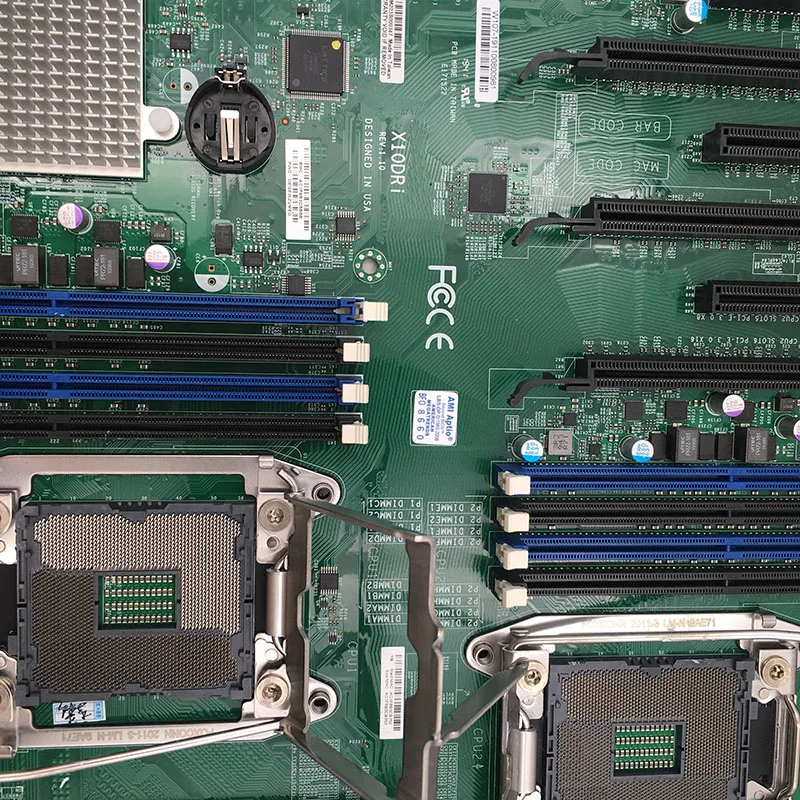 Placa base de E-ATX de servidor bidireccional X10DRi LGA 2011 compatible con C612 Xeon E5-2600 v3/v4 familia DDR4