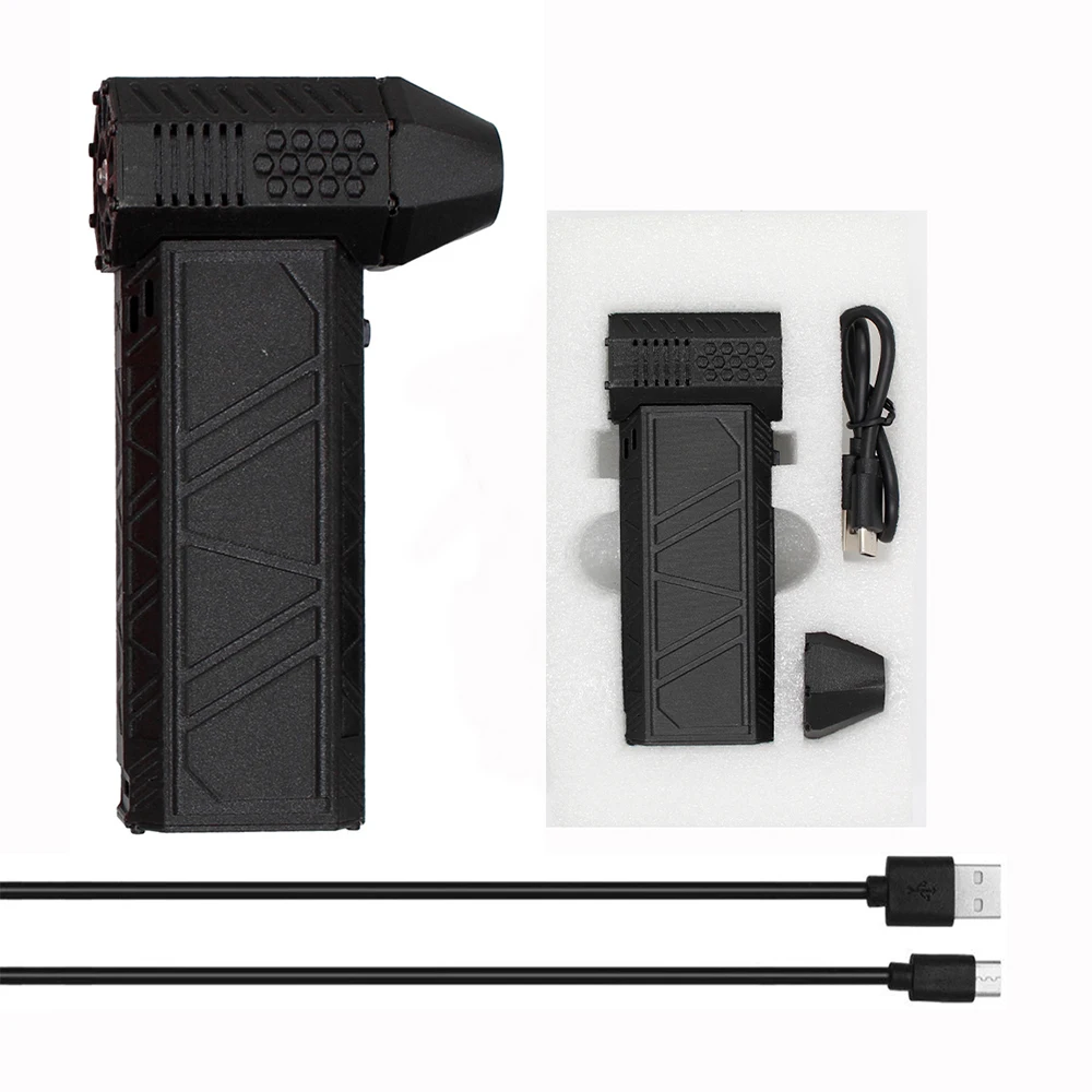 Mini ventilador Turbo violento superpotente mejorado, Motor sin escobillas, potente soplador de 120.000 RPM con ventilador de conducto de alta velocidad