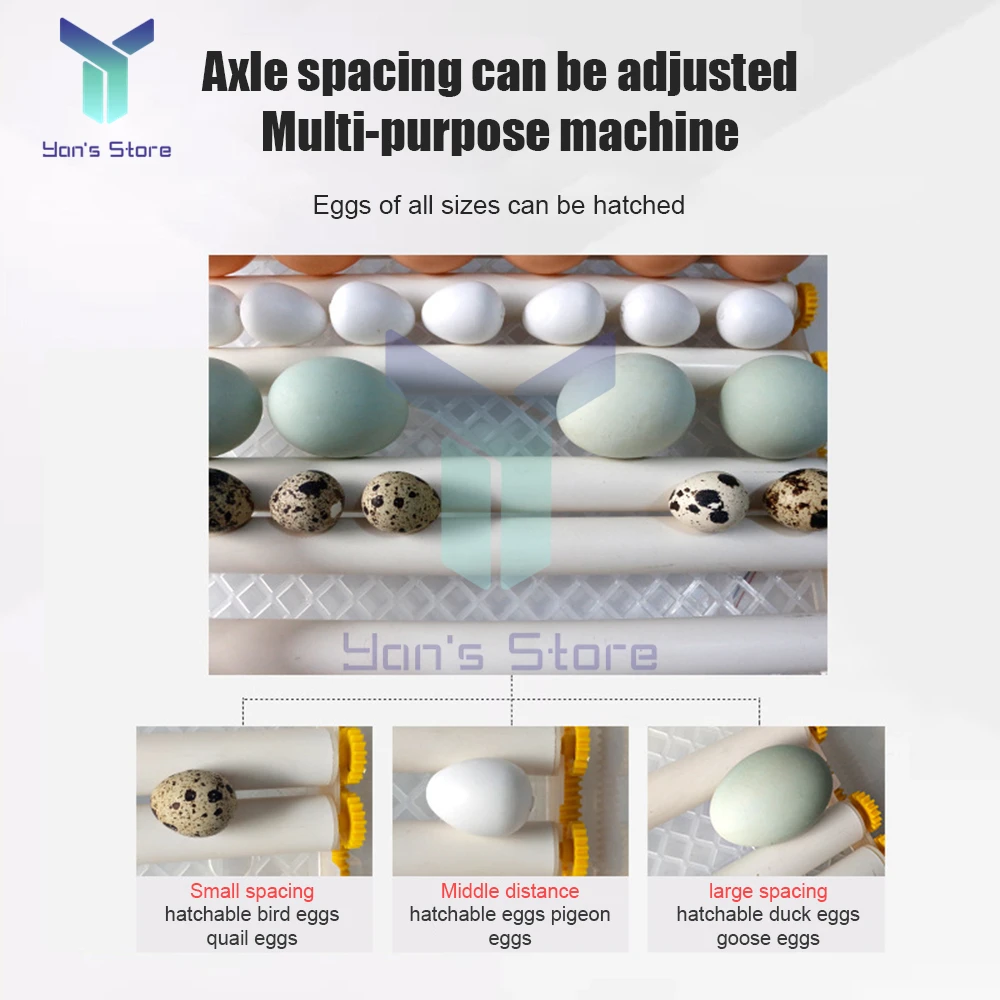 36 incubadoras de huevos pequeños para el hogar, incubadora de huevos inteligente totalmente automática para pollos, patos, gansos, palomas, aves de corral - imagen 2