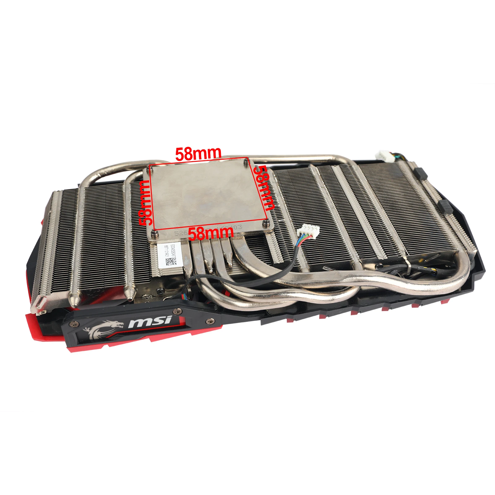 Reemplazo del disipador de calor PLD10010B12HH de 95MM para MSI RTX 1070 tarjeta de vídeo gráfica para juegos ventilador de refrigeración radiador disipador de calor - imagen 3