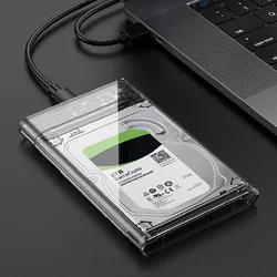 Carcasa externa 2,5 pulgadas SSD SATA USB 3.0 con UASP y USB-C