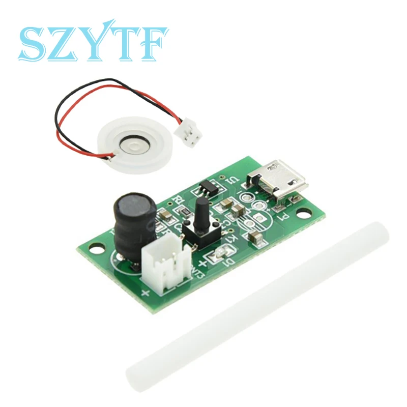 Módulo de pulverización de humidificador Micro USB, kit DIY, fabricante de niebla y controlador, placa de circuito, nebulizador, película de atomización, hoja atomizadora - imagen 4
