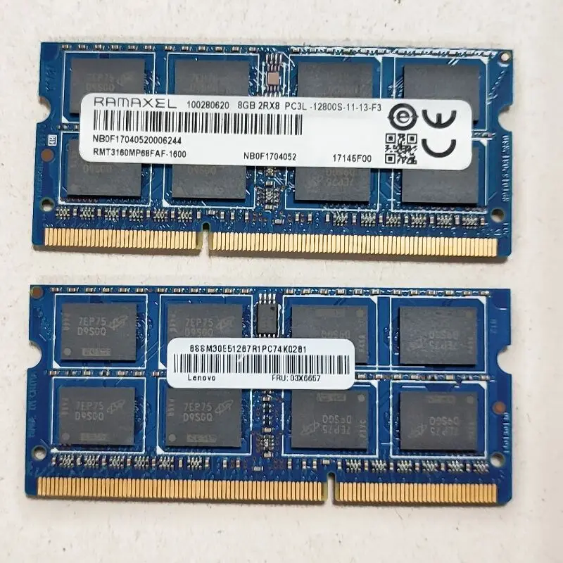 RAMAXEL DDR3 8GB 1600MHz SODIMM Portátil – Memoria 1.35V - imagen 2