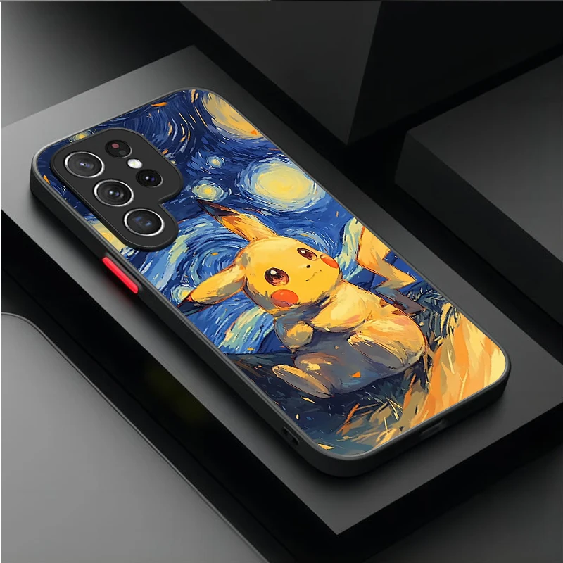 Funda Starlit Sky p-pokemon para Samsung Galaxy S24 S23 S22 Ultra S21 S20 FE S10 Plus A15 A25 A35 A55 5G Note 20 10 funda dura - imagen 4