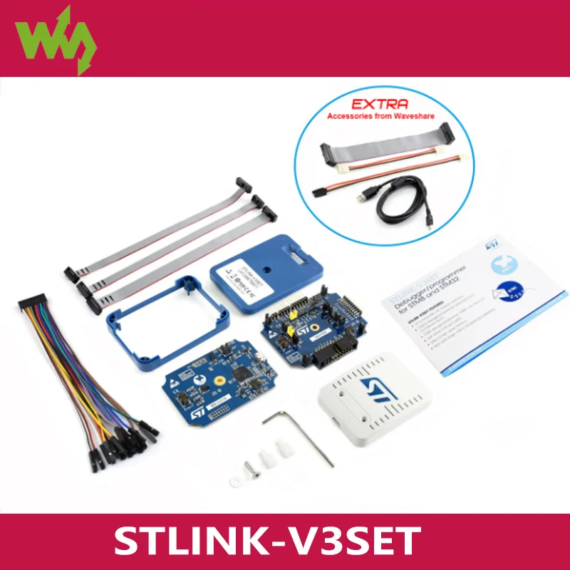 STLINK-V3SET, depurador y programador en circuito modular para STM32/STM8.