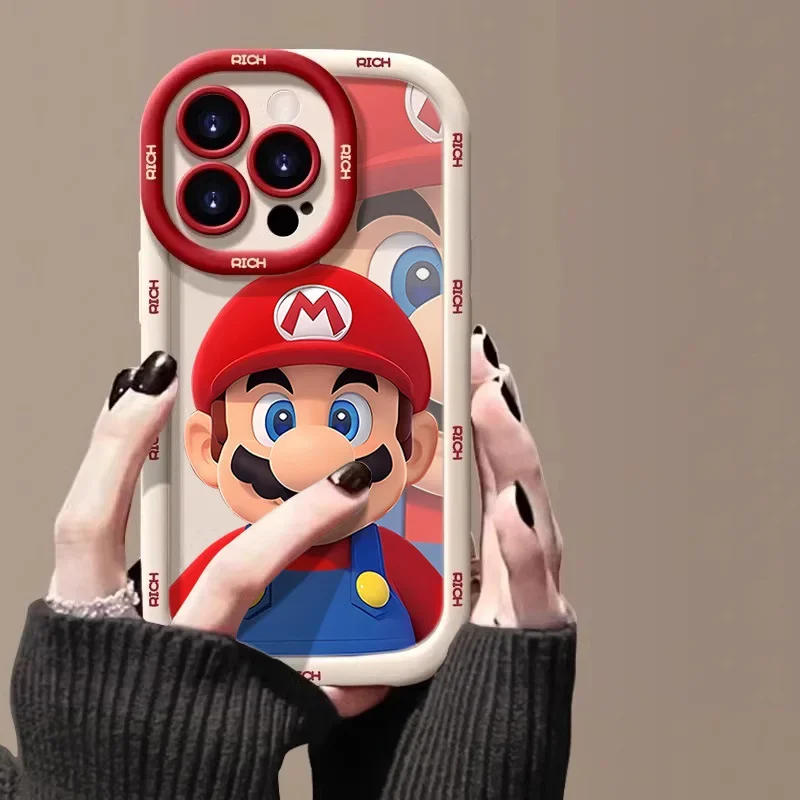 Funda de juego bonita de Mario de dibujos animados para Infinix Hot 50 Pro 30i 9 10 20 30 Play Note 40 30 Smart 9 8 7 6 Plus Spark 10, funda de silicona - imagen 5