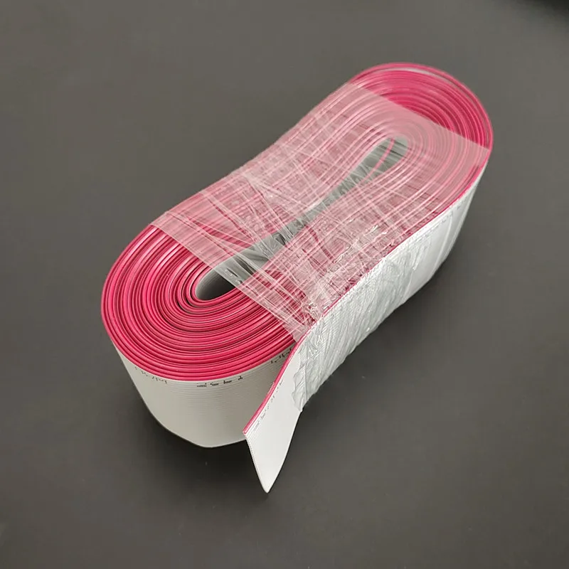 Cable de cinta plana de tono gris, 1/2/5/10 metros, 6P/8/10/14/16/20/26/30/34/40/50/60 Pines, 1,27mm, 28 AWG cable para conector FC IDC de 2,54mm - imagen 4