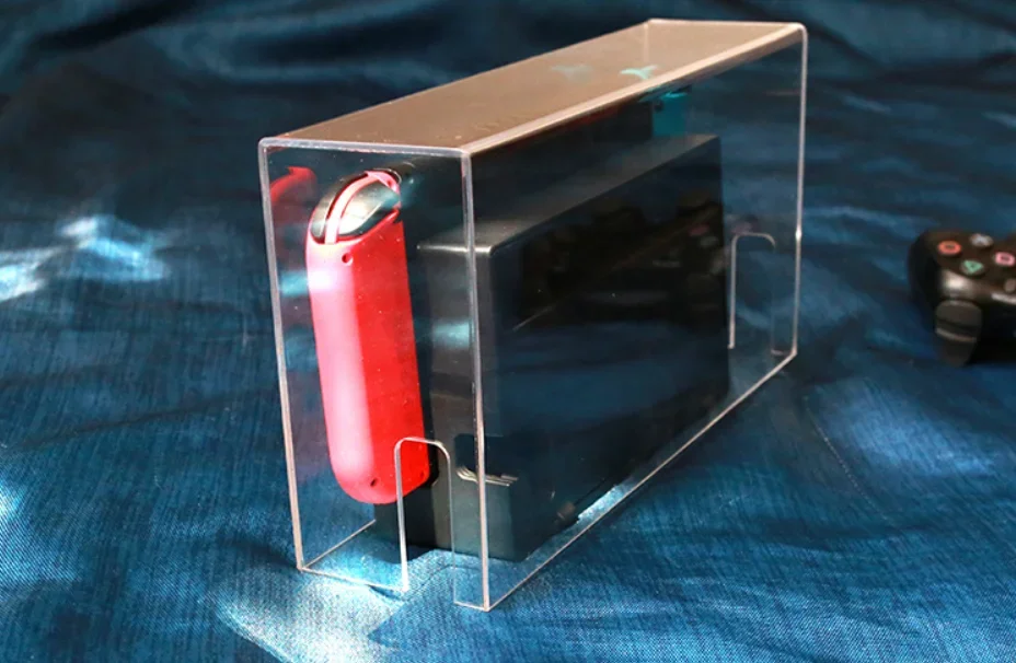 Cubierta acrílica transparente a prueba de polvo para Nintendo Switch NS, funda impermeable antiarañazos a prueba de polvo para consola de juegos nx lite - imagen 2