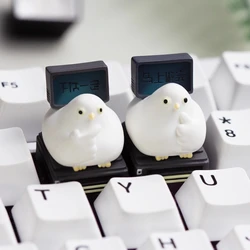 Keycaps Paloma Blanca Resina Artesanal – Regalo Teclado Mecánico